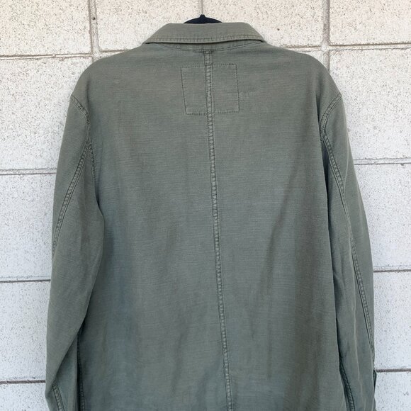 Lucky Brand Olive Men's Utility Jacket Size Large - Picture 2 of 4